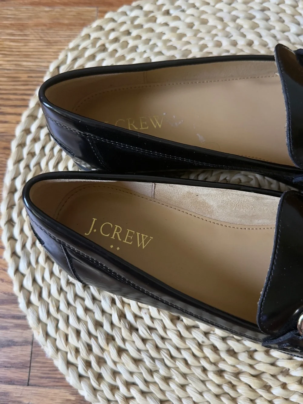 J.Crew Classic loafers Nappa Black Size 8  New